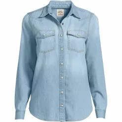 Blake Shelton X Lands' End Women's Western Shirt