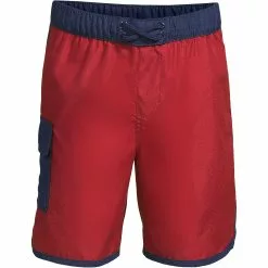 Blake Shelton X Lands' End Boys 7" Cargo Swim Trunk