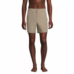 Lands' End Men's Unlined Hybrid Swim Shorts