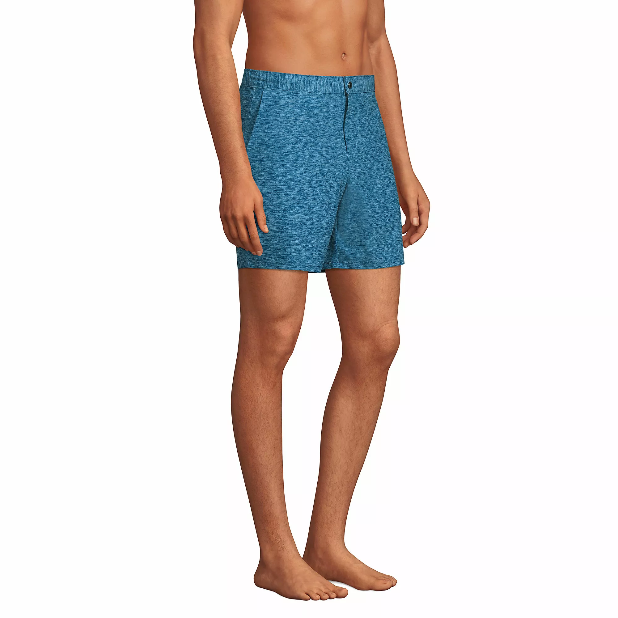 Lands' End Men's Big Unlined Hybrid Swim Shorts - Image 3