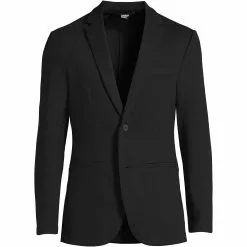 Lands' End Men's Big Ponte Knit Blazer