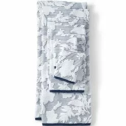 Lands' End Cotton Sculpted 6-Piece Bath Towel Set