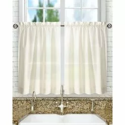 Ellis Curtains Ellis Curtain Stacey 56"x24" Tailored Tiers