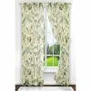 Ellis Curtains Ellis Curtain Brissac Floral 70"x63" Tailored Panel Tie Back Curtains