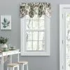 Ellis Curtains Ellis Curtain Madison Floral 58"x15" Lined Scallop Valance
