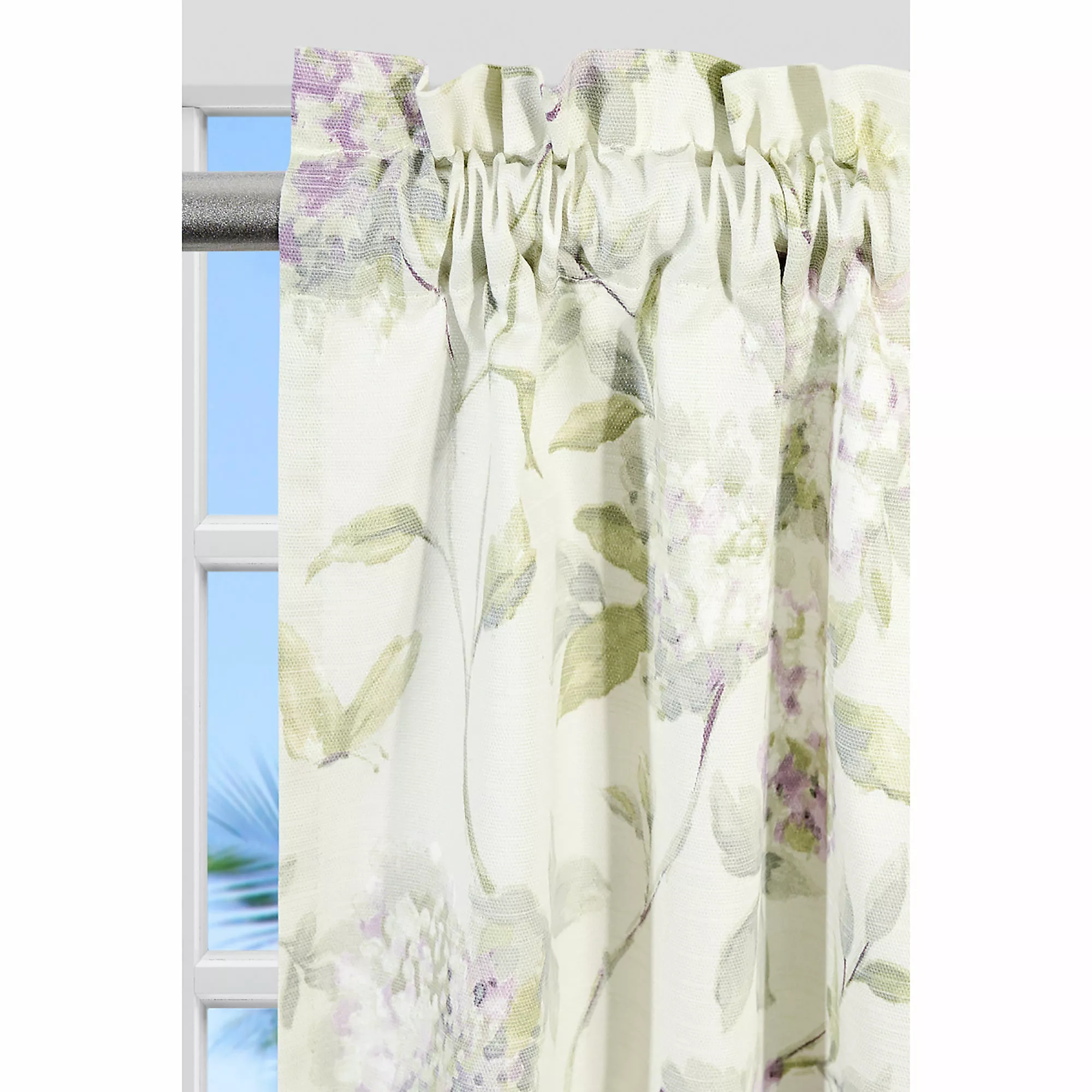 Ellis Curtains Ellis Curtain Abigail Floral 56"x24" Tailored Tiers - Image 3