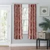 Ellis Curtains Ellis Curtain Lexington Leaf 56"x63" Tailored Panel Curtains