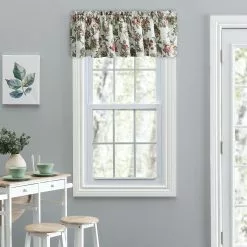 Ellis Curtains Ellis Curtain Madison Floral 58"x15" Tailored Valance