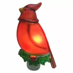 Northlight 5.5 Inch Red Cardinal Bird Christmas Night Light