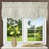 Ellis Curtains Ellis Curtain Blissfulness 50"x15" Lined Scallop Valance