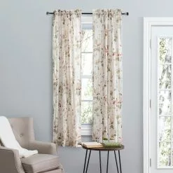 Ellis Curtains Ellis Curtain Sophia 48"x63" Tailored Panel Floral Curtains