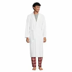 Lands' End Men's Waffle Robe