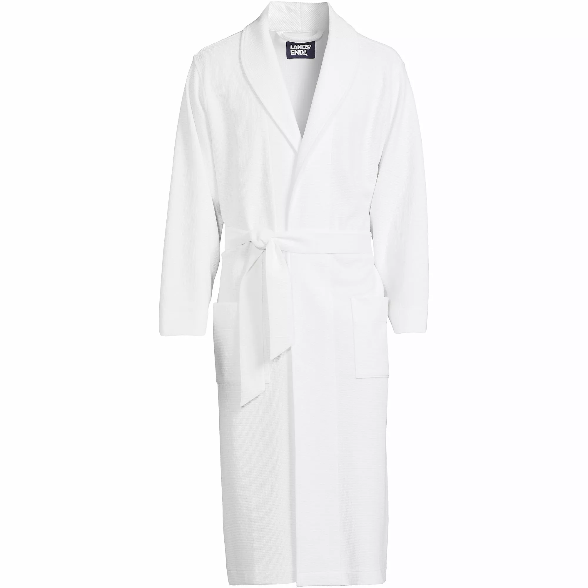 Lands' End Men's Waffle Robe - Image 4