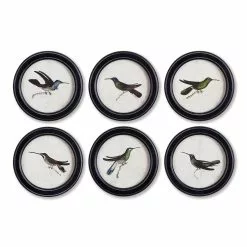 Napa Home And Garden Hummingbird Round Petite Prints Wall Art - Set Of 6