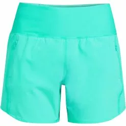 Lands' End Women's Plus Size 5" Sustainable Elastic Waist Board Shorts Swim Shorts With Panty