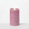 Sullivans 5 Inch Artisan LED Flameless Pillar Wax Candle