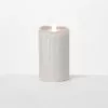 Sullivans 5 Inch Frosted LED Flameless Pillar Wax Candle