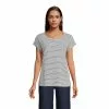 Lands' End Women's Short Sleeve Slub Wedge T-Shirt