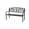 Evergreen Cast Iron Tree Of Life Metal Garden Bench
