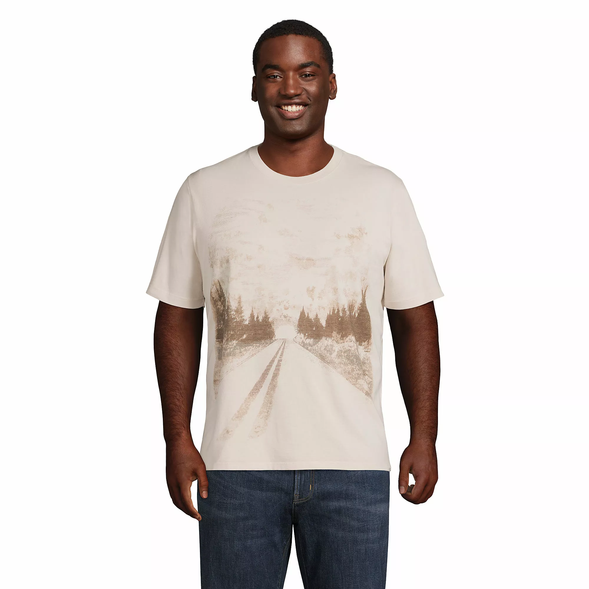 Blake Shelton X Lands' End Men's Big And Tall Super T Short Sleeve Graphic T-Shirt