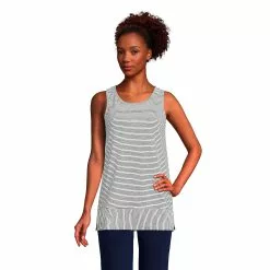 Lands' End Women's Slub Jersey Swing Tunic Tank