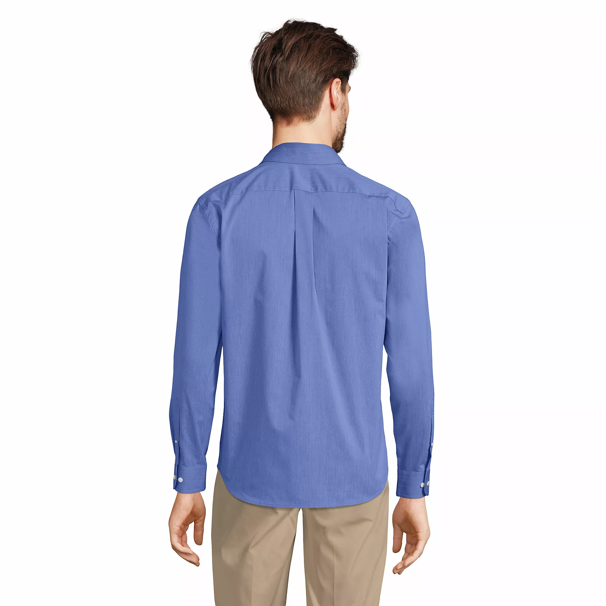 Lands' End Men's Long Sleeve Stretch Coolmax Shirt - Image 2