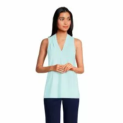 Lands' End Women's Light Weight V-Neck Tank