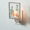 Sullivans Deer Winter Scene Glass Night Light