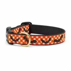 Up Country Narrow Width Halloween Print Dog Collar