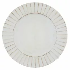 Saro Lifestyle Ruffled Border Rustic Charger Plates - Set Of 4