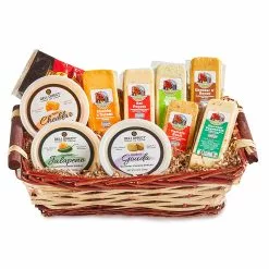 Deli Direct Farmers Market Cheese Please Wisconsin Cheese Gift Basket