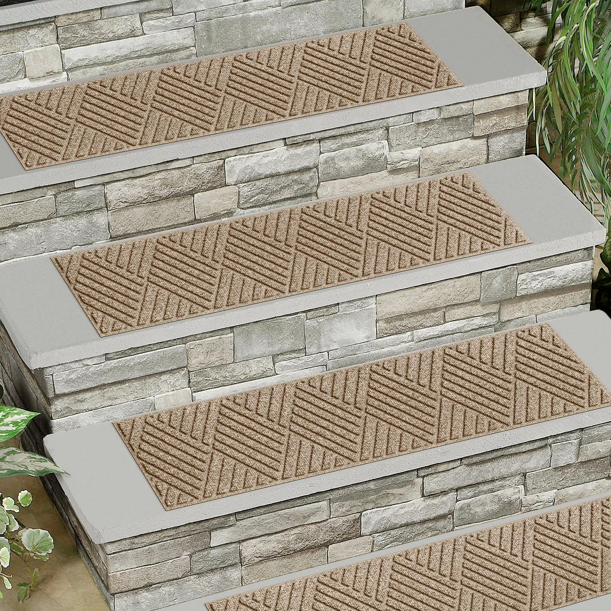 Bungalow Flooring 8 5" X 30" Diamonds Waterblock Stair Treads - Set Of 4 - Image 3