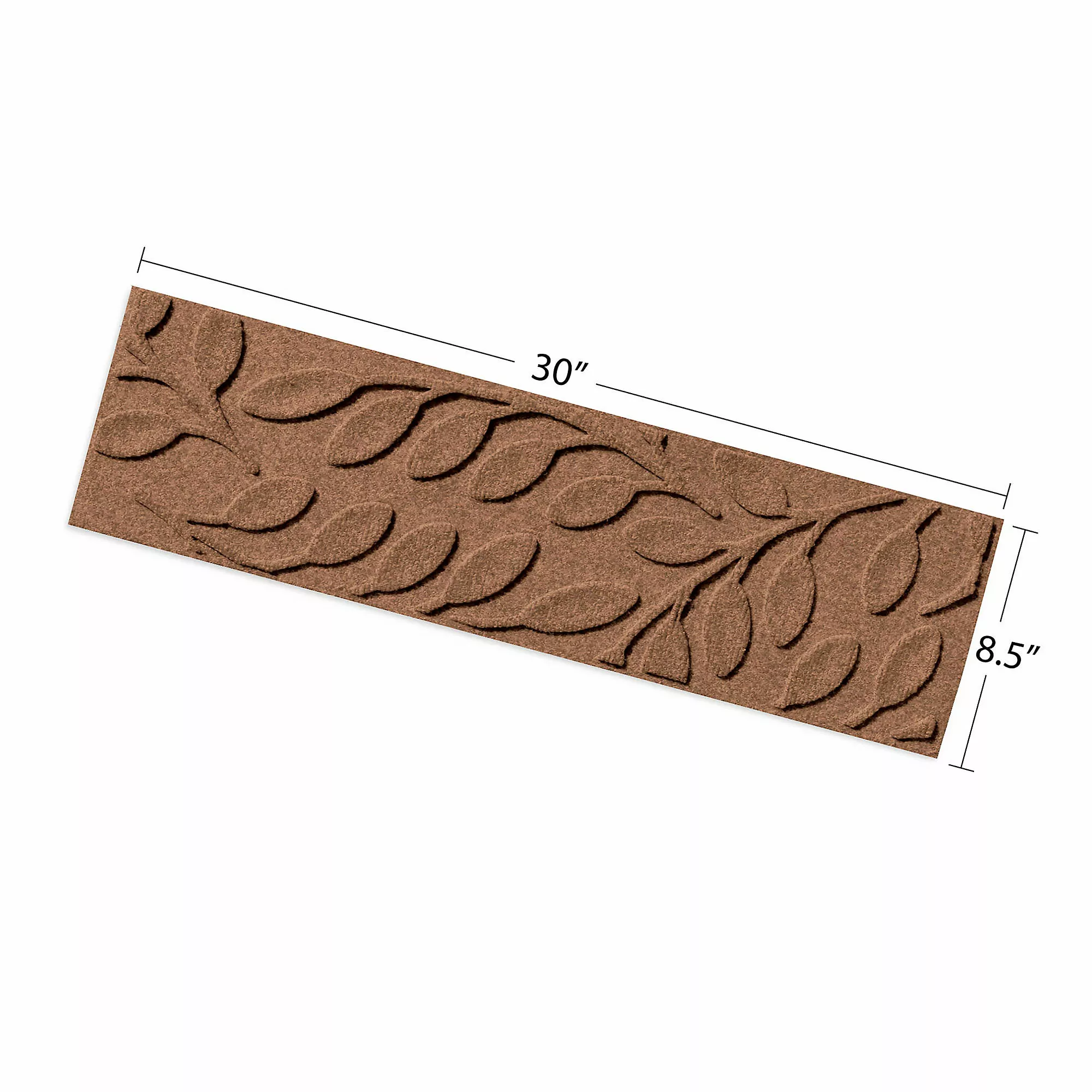Bungalow Flooring 8.5" X 30" Brittany Leaf Waterblock Stair Treads - Set Of 4 - Image 4