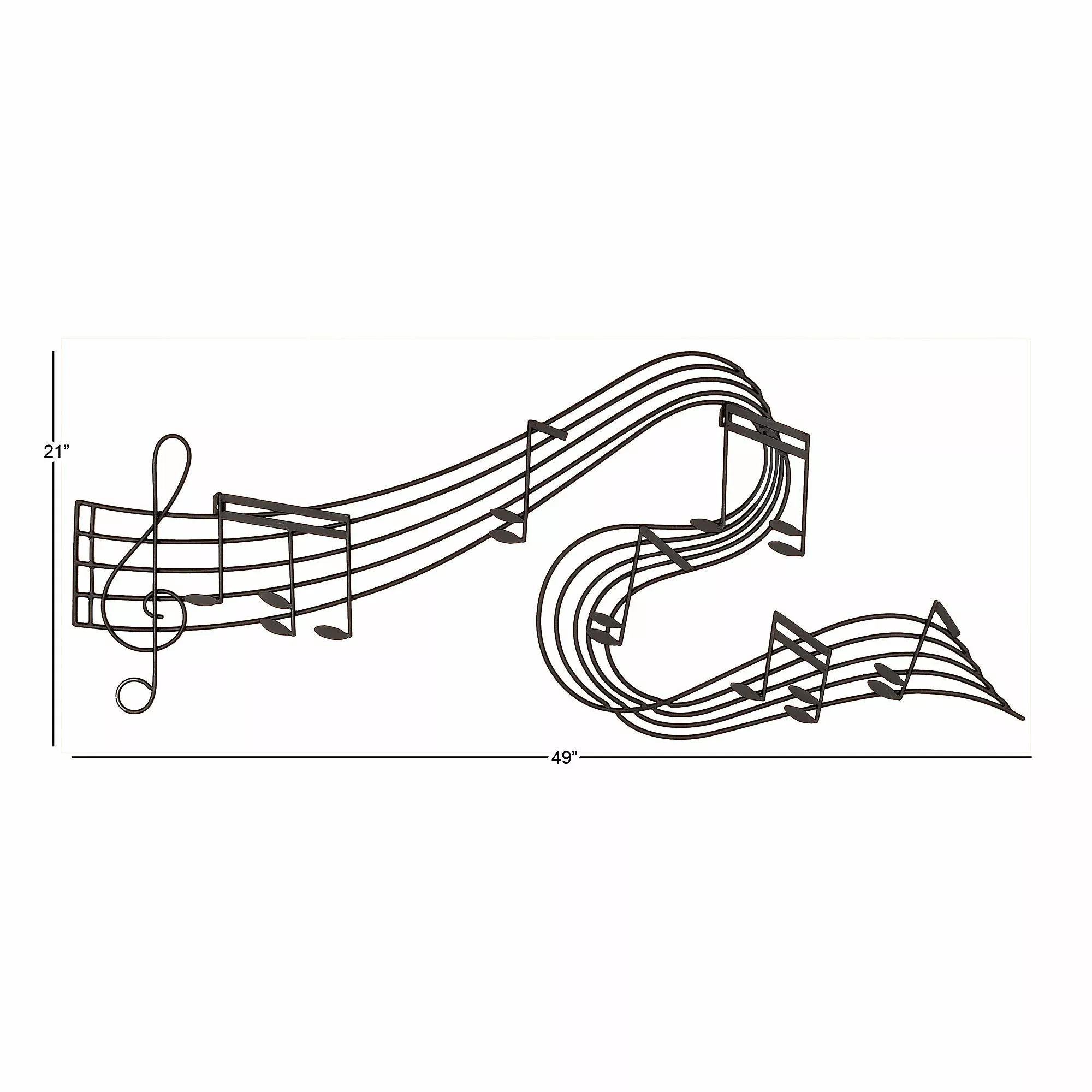 Baywater Living Iron Music Note Wall Decor - Image 4