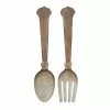 Baywater Living 2 Piece Farmhouse Fork And Spoon Utensil Pair Wall Decor