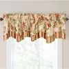 Waverly Charleston Chirp Floral Cotton Window Valance