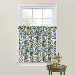 Waverly Imperial Dress Floral Tier Pair Window Curtains