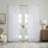 Waverly Indochina Sheer Motif Rod Pocket Single Window Panel Curtain