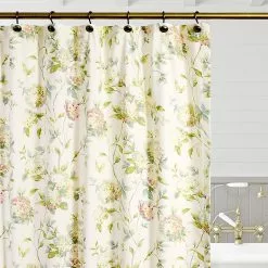 Ellis Curtains Ellis Curtain Abigail Floral 72"x72" Shower Curtain