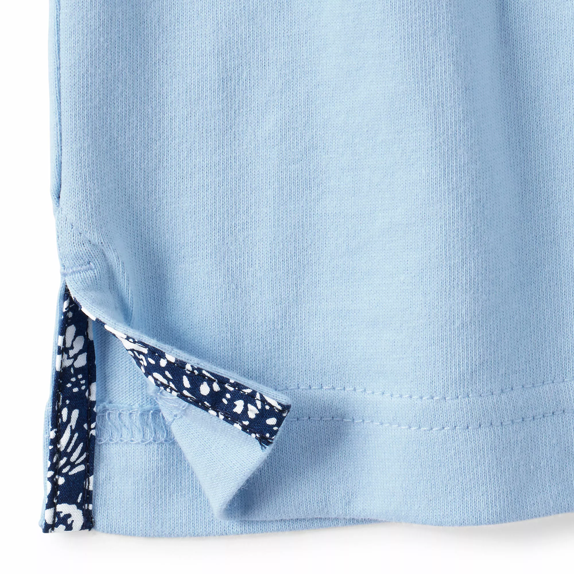 Lands' End Men's Super-T Long Sleeve Poplin Collar Pocket Polo Shirt - Image 8