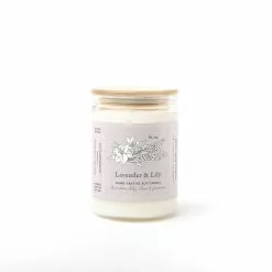 Finding Home Farms 11 Oz Lavender And Lily Soy Candle