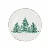 Vietri Lastra Holiday Trees Melamine Dinner Plate