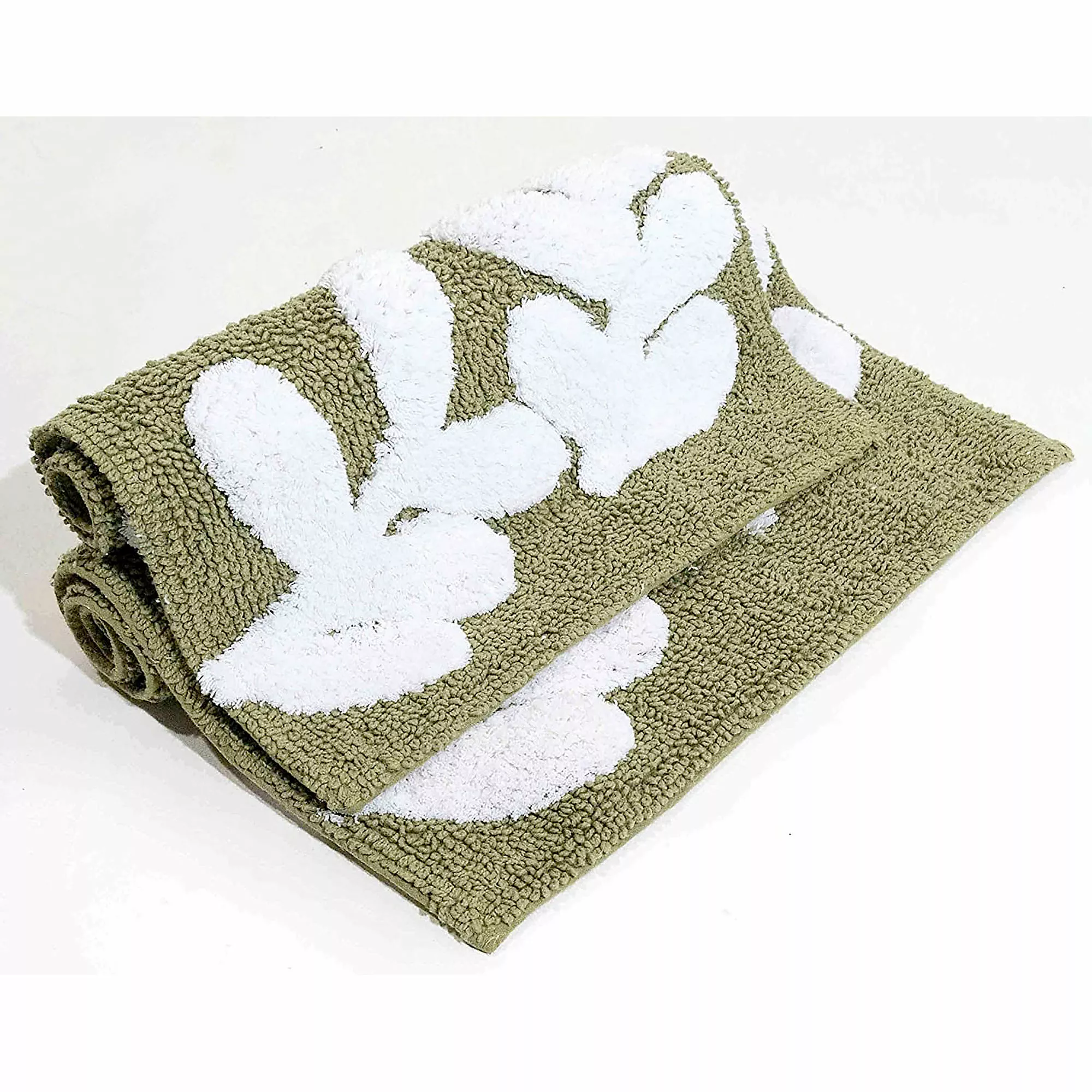 Chesapeake Monte Carlo Cotton Anti Skid 2 Piece Bath Rug Set - Image 3