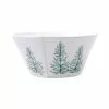 Vietri Lastra Holiday Trees Large Serving Bowl
