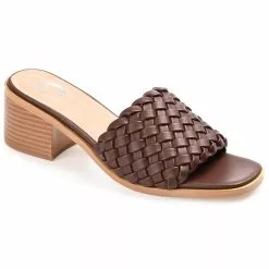 Journee Collection Women's Fylicia Braided Mule Slide Sandals