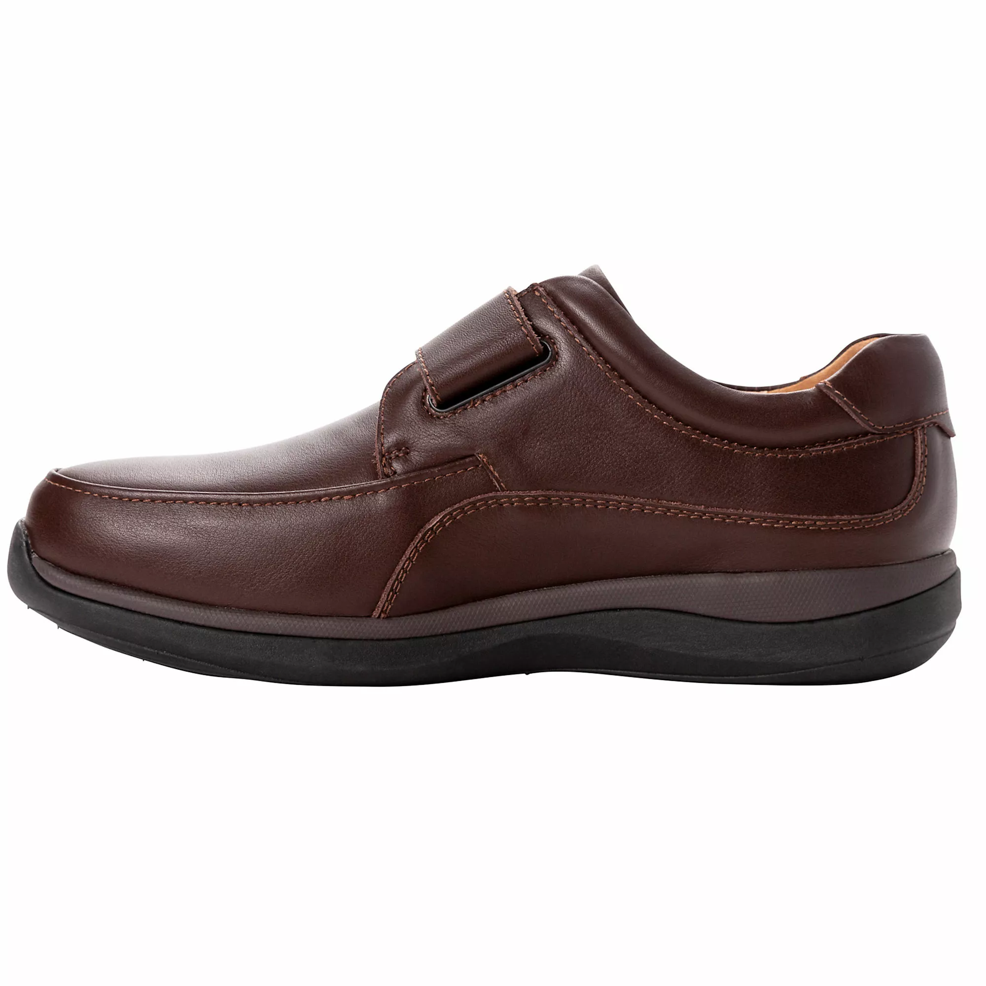 Propet Men's Parker Leather Slip On Oxford Shoes - Image 3