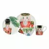 Vietri Nutcracker Christmas 4 Piece Dinnerware Place Setting