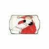 Vietri Old St Nick Christmas Rectangular Appetizer Plate In Gift Box