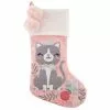 Stephen Joseph Gifts Stephen Joseph Kids Embroidered Christmas Stocking With Pom Poms