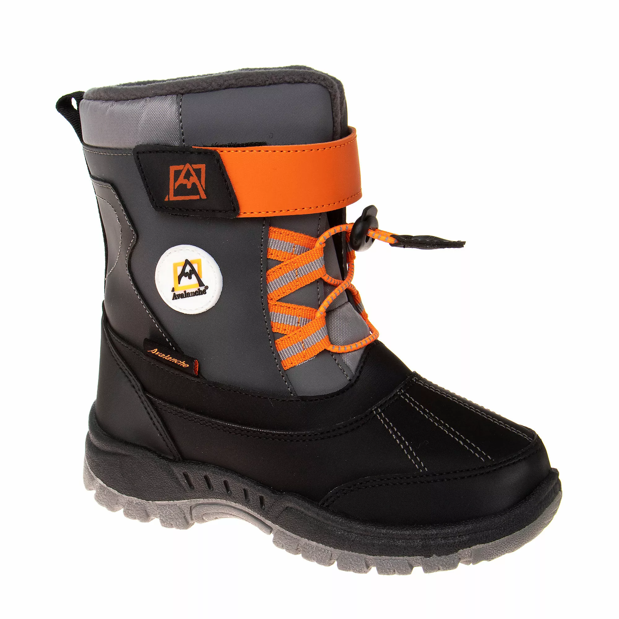 Avalanche Avalance Kids Hook And Loop Winter Snow Boots